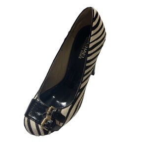 Michael Kors Calf Hair Buckle Heels